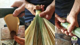 Bamboo Craft งานไม้ไผ่ #ไม้กวาด #001