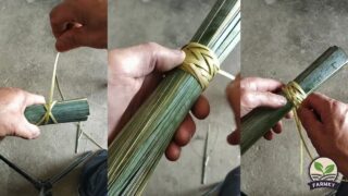 Bamboo Craft งานไม้ไผ่ #ที่รัดไม้กวาด #002