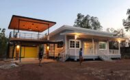 แบบบ้านพักอาศัยชั้นเดียว ขนาด 3 ห้องนอน พื้นที่ใช้สอย 170 ตรม