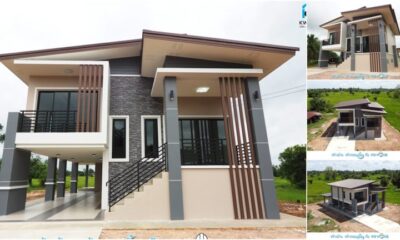 บ้านชั้นครึ่ง Modern Home 3 ห้องนอน 3 ห้องน้ำ พื้นที่ใช้สอยรวม 200 ตร.ม.
