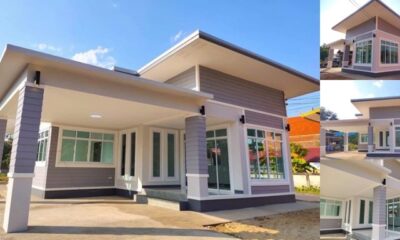 บ้านโมเดิร์นสวยชั้นเดียว 3 ห้องนอน 2 ห้องน้ำ พร้อมโรงจอดรถ