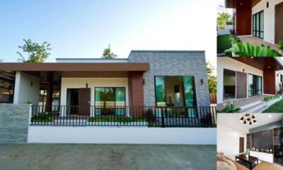 บ้านโมเดิร์นทันสมัย 3 ห้องนอน 2 ห้องน้ำ พื้นที่ 157 ตร.ม.
